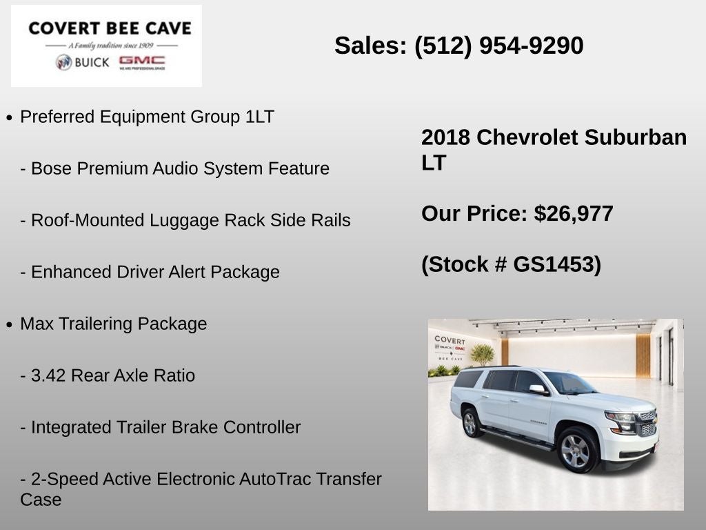 2018 Chevrolet Suburban LT