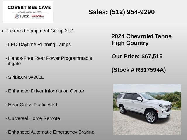 2024 Chevrolet Tahoe 4WD High Country