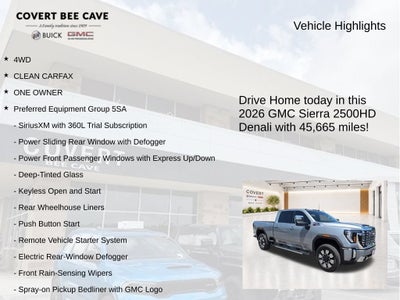 2026 GMC Sierra 2500HD Denali
