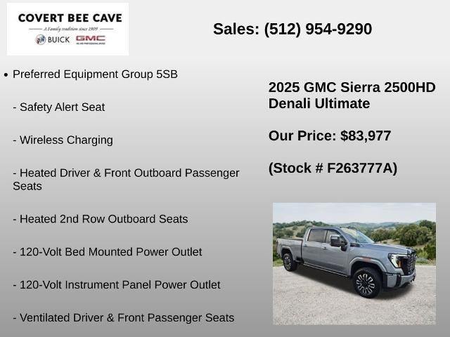 2025 GMC Sierra 2500 HD Crew Cab Standard Box 4-Wheel Drive Denali Ultimate