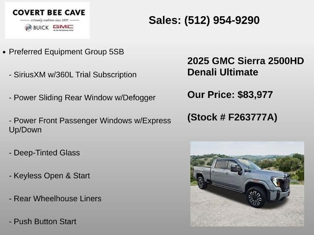2025 GMC Sierra 2500 HD Crew Cab Standard Box 4-Wheel Drive Denali Ultimate