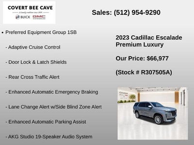 2023 Cadillac Escalade 4WD Premium Luxury
