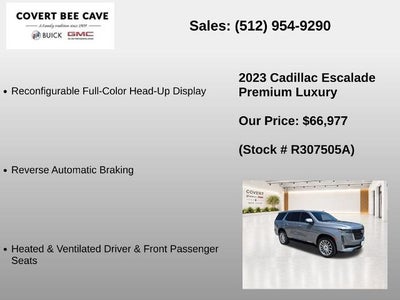 2023 Cadillac Escalade 4WD Premium Luxury