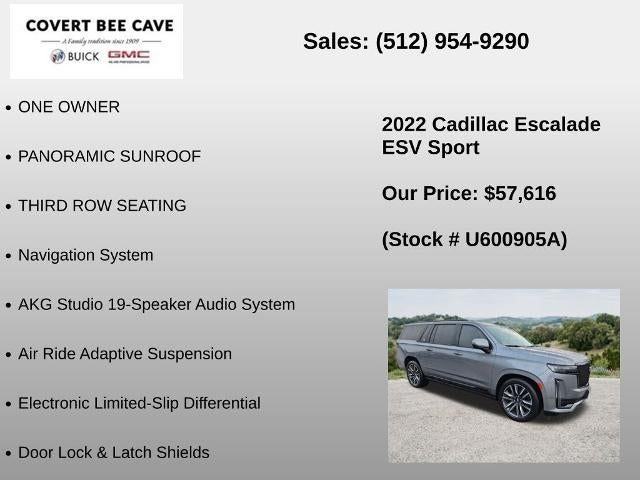 2022 Cadillac Escalade ESV 4WD Sport