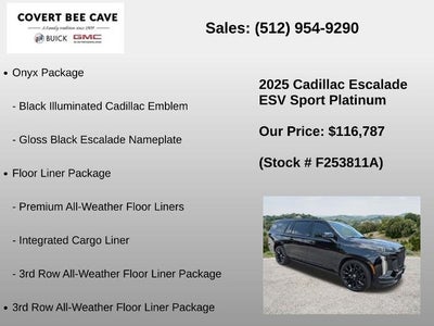 2025 Cadillac Escalade ESV 4WD Sport Platinum