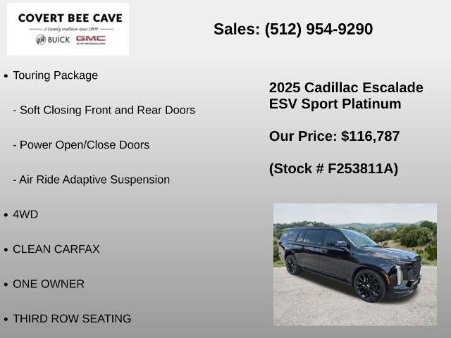 2025 Cadillac Escalade ESV 4WD Sport Platinum