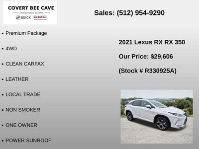 2021 Lexus RX 350 FWD