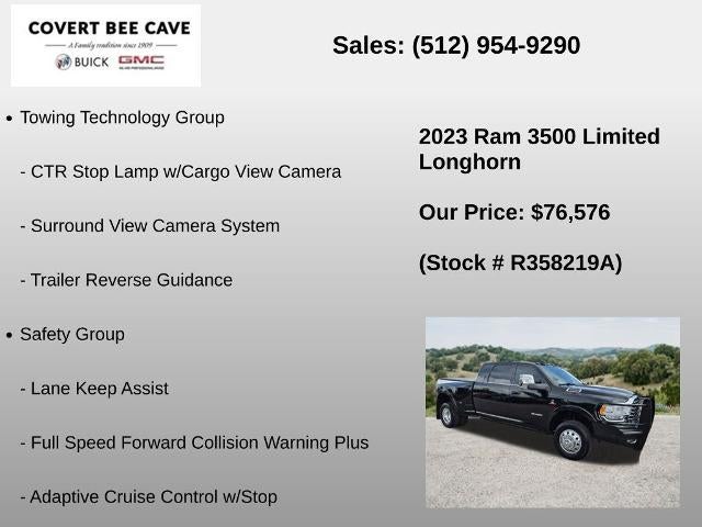 2023 RAM 3500 Longhorn 4x4 Mega Cab 6'4" Box