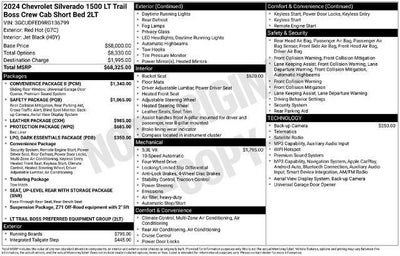2024 Chevrolet Silverado 1500 Crew Cab Short Box 4-Wheel Drive LT Trail Boss