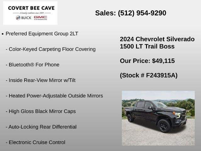 2024 Chevrolet Silverado 1500 Crew Cab Short Box 4-Wheel Drive LT Trail Boss