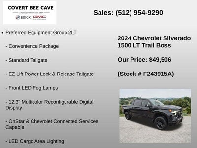2024 Chevrolet Silverado 1500 Crew Cab Short Box 4-Wheel Drive LT Trail Boss