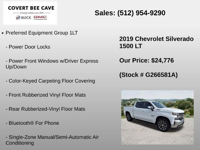 2019 Chevrolet Silverado 1500 Crew Cab Short Box 4-Wheel Drive LT