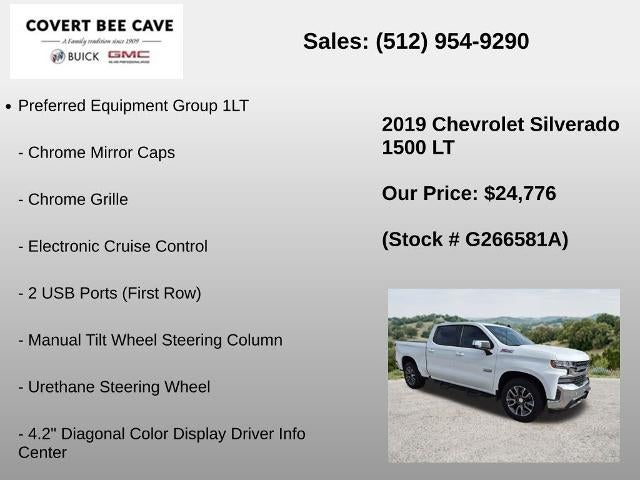 2019 Chevrolet Silverado 1500 Crew Cab Short Box 4-Wheel Drive LT
