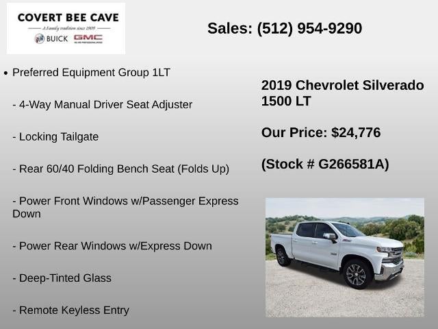 2019 Chevrolet Silverado 1500 Crew Cab Short Box 4-Wheel Drive LT