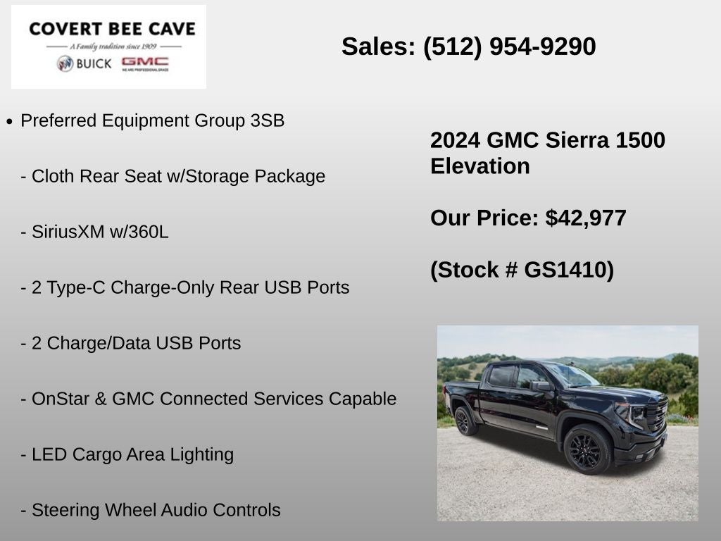 2024 GMC Sierra 1500 Crew Cab Short Box 2-Wheel Drive Elevation
