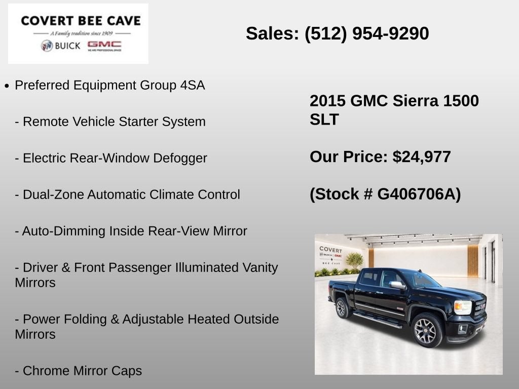 2015 GMC Sierra 1500 SLT