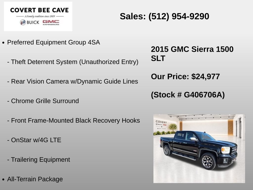2015 GMC Sierra 1500 SLT