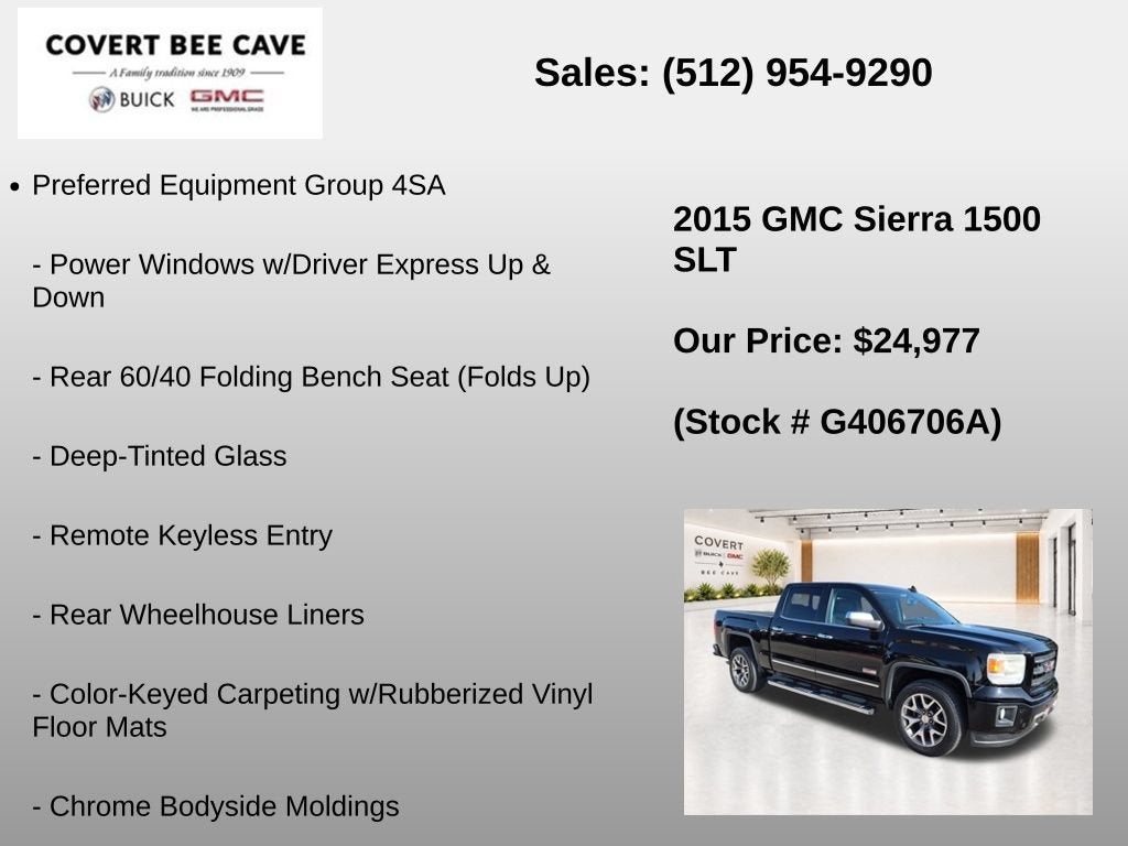 2015 GMC Sierra 1500 SLT