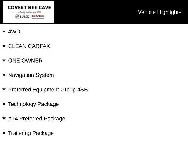 2023 GMC Sierra 1500 Crew Cab Short Box 4-Wheel Drive AT4