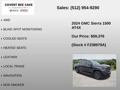 2024 GMC Sierra 1500 Crew Cab Short Box 4-Wheel Drive AT4X