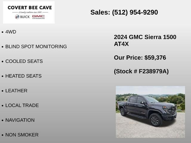 2024 GMC Sierra 1500 Crew Cab Short Box 4-Wheel Drive AT4X