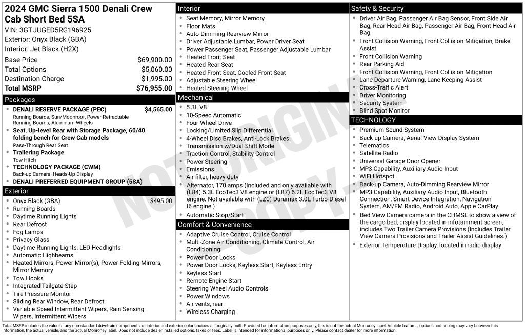 2024 GMC Sierra 1500 Denali