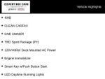2017 Toyota Tacoma TRD Sport Double Cab 5' Bed V6 4x4 AT (Natl)