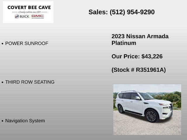 2023 Nissan Armada 4x2 Platinum