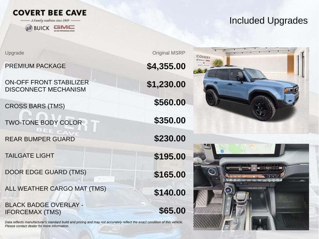 2026 Toyota Land Cruiser Base