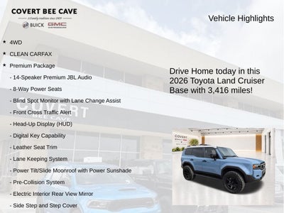 2026 Toyota Land Cruiser Base
