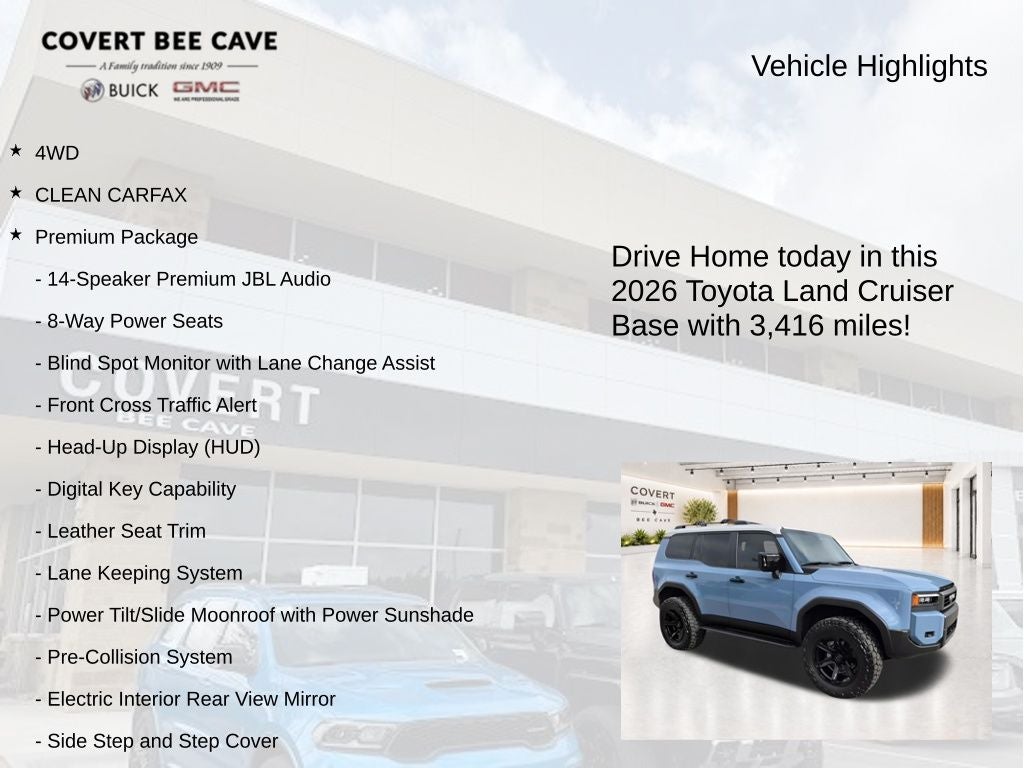 2026 Toyota Land Cruiser Base