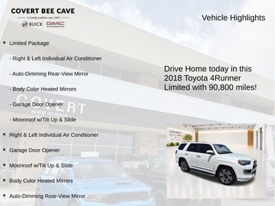 2018 Toyota 4Runner Limited