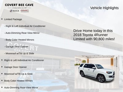 2018 Toyota 4Runner Limited