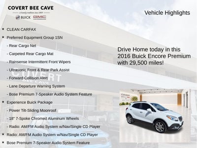 2016 Buick Encore Premium