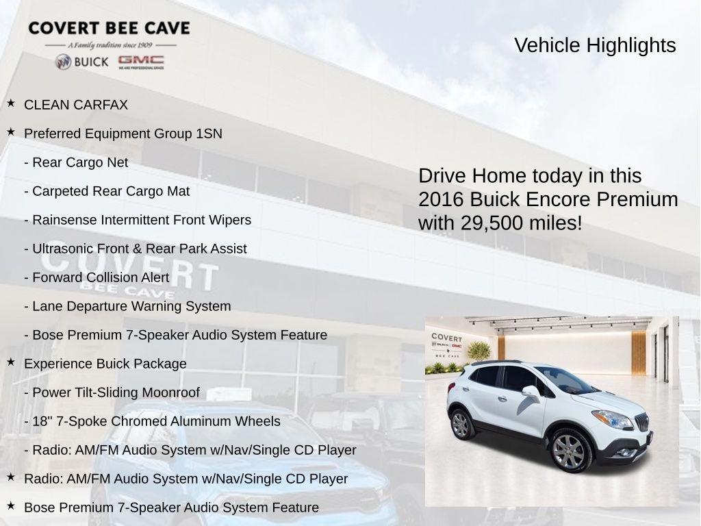 2016 Buick Encore Premium