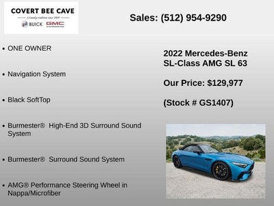 2022 Mercedes-Benz SL-Class AMG® SL 63 Roadster