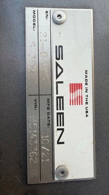 2021 Ford Mustang GT SALEEN SUPERCHARGED