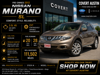 2012 Nissan Murano SL