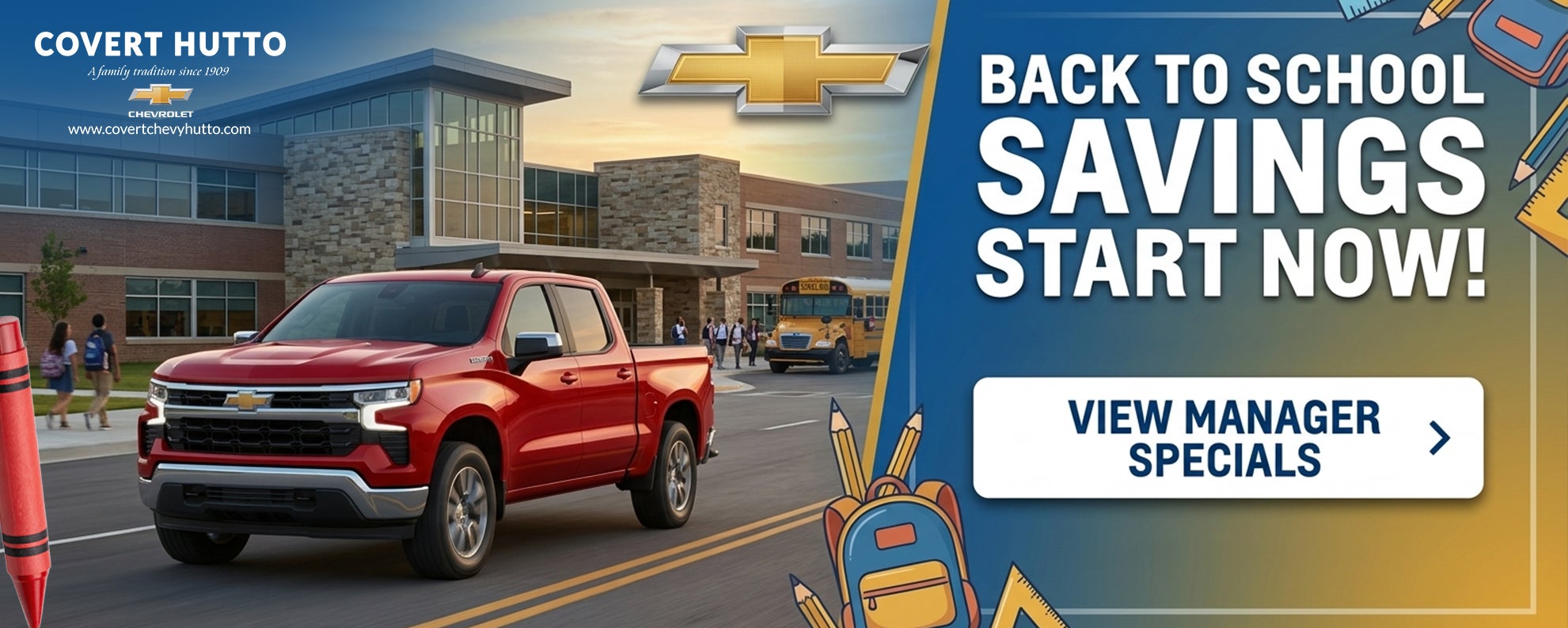 Covert Chevy Hutto | Back to School
